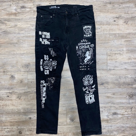 Copper Rivet Jeans Copper Rivet Black Jeans Poshmark
